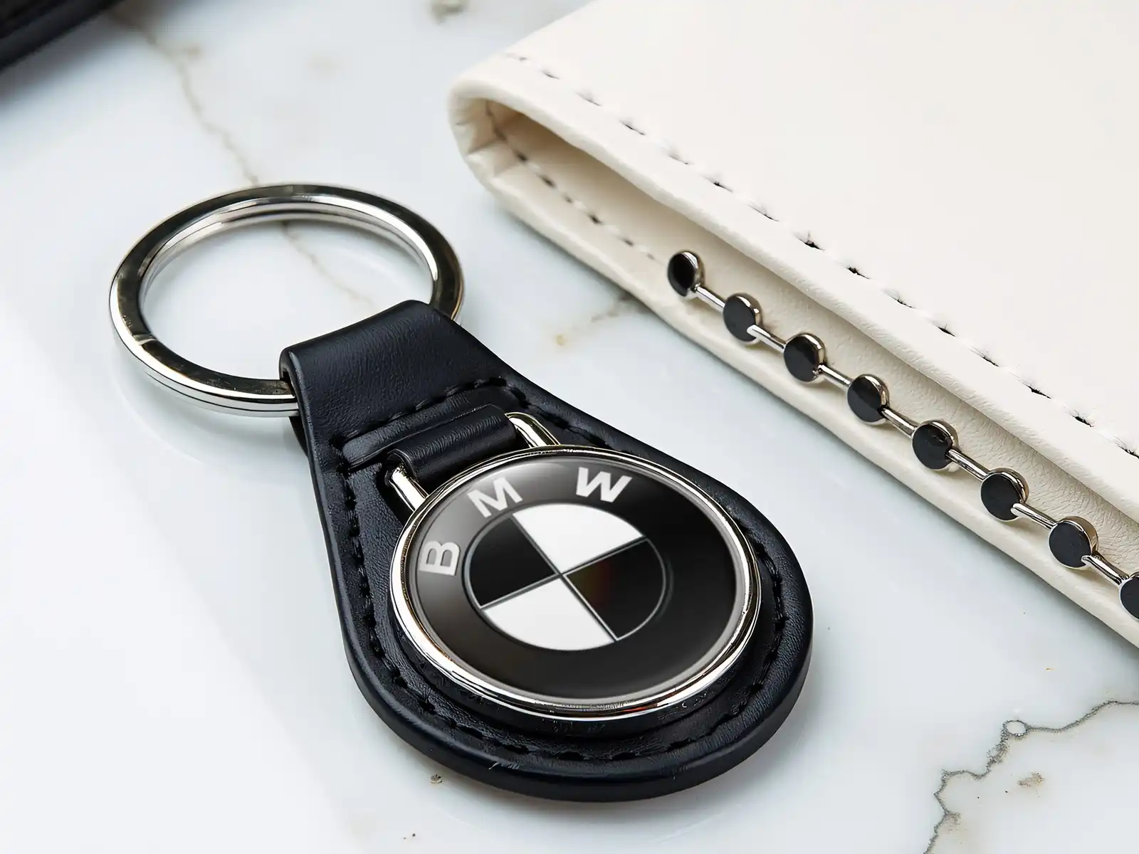 BMW Key Holder Leather Keeps Keys Handy Easy Reach